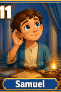 Figurinha bíblica de Samuel